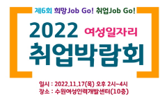 수원여성인력개발센터 「2022 일자리 취업박람회」