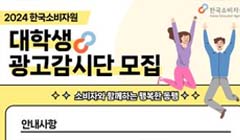 2024년 한국소비자원 대학생 광고감시단 모집 공고